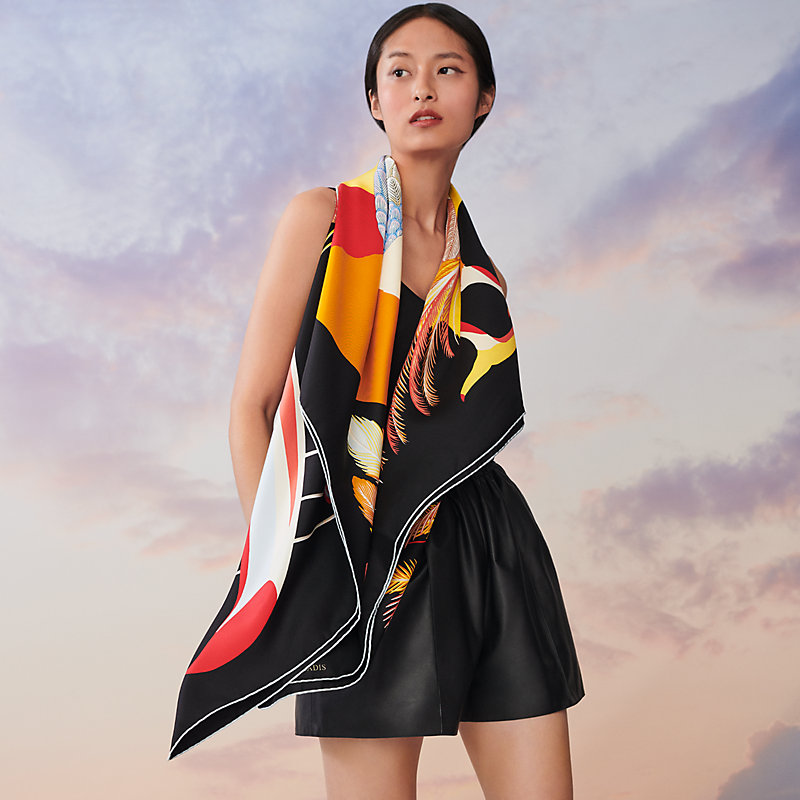 Toucans de Paradis scarf 140 | Hermès Finland